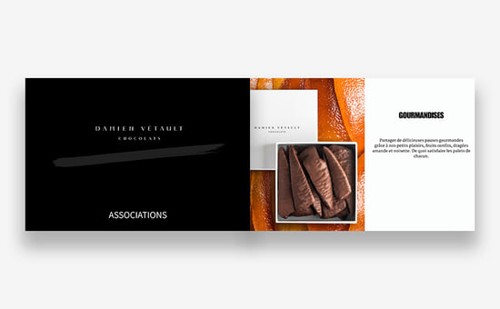 Téléchargez la brochure Associations du Chocolatier Damien Vétault