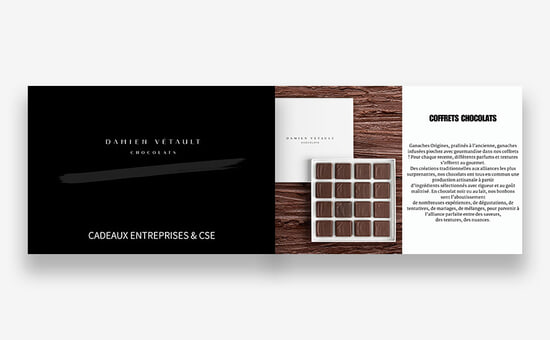 Téléchargez la brochure Entreprises du Chocolatier Damien Vétault