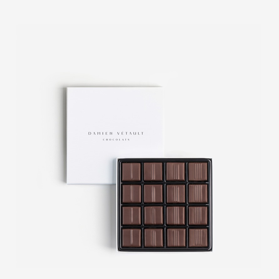 Les Coffrets de Chocolats Noir Obscur de Damien Vétault