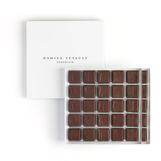 Damien Vétault Assortiment Chocolats Noir Expressions 50 Chocolats