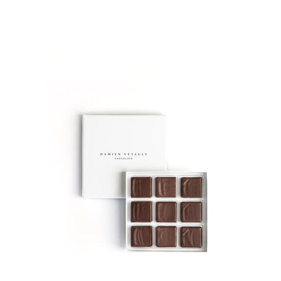Damien Vétault Assortiment Chocolats Noir Expressions 9 Chocolats