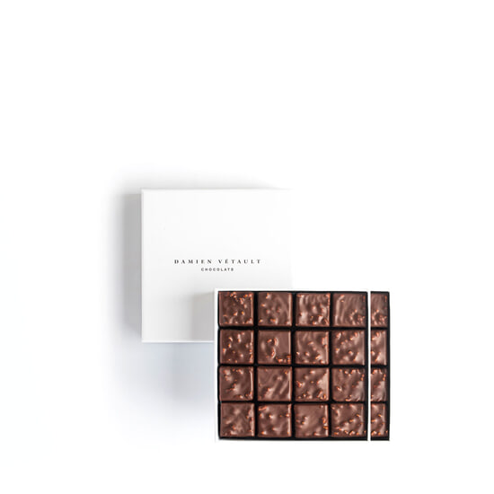 Damien Vétault Assortiment Chocolats Noir - Pralinés Inspirations 32 Chocolats