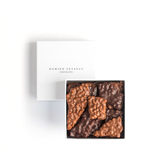 Damien Vétault Nougatines Chocolat Noir & Lait Attractions 200g